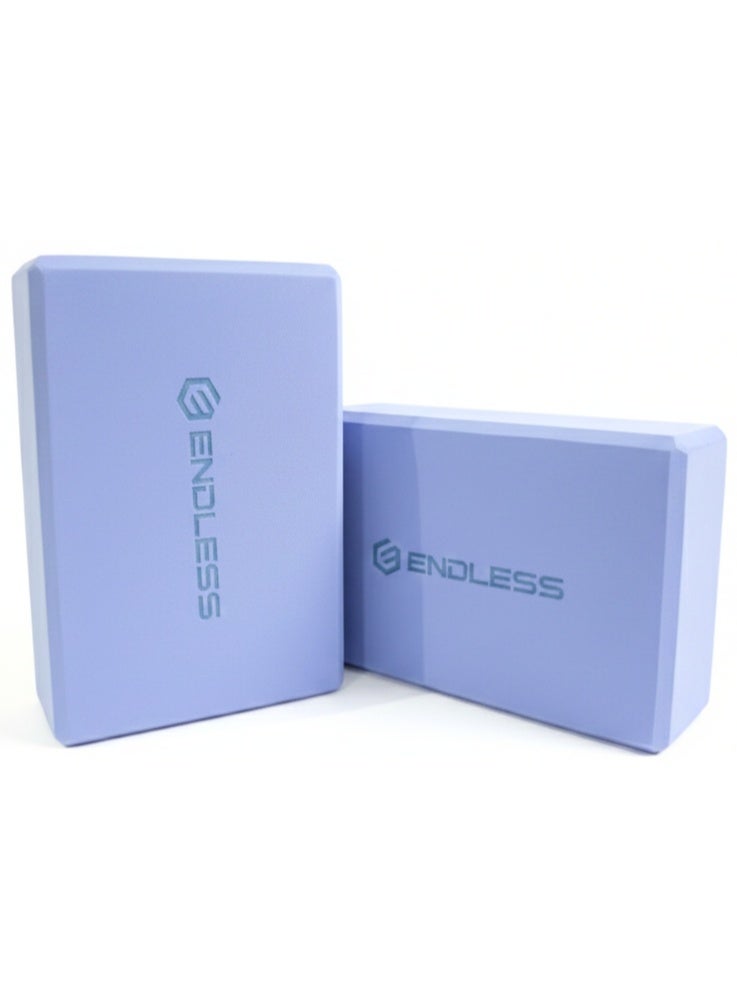 Endless High Density Premium EVA Foam Yoga Blocks Pack of 2 |For Strength, Balance, and Flexibility|Odour Resistant | Size: 22.5 x 15 x 7 cm | Set of 2 - Image 1
